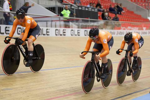 Nederlandse teamsprintsters mogen ondanks Europese titel niet meedoen aan WK