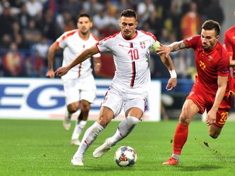 Aanvoerder Tadic ziet Servië met 2-0 winnen van Montenegro