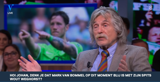 🎥 | Johan Derksen hard voor ongevaccineerde, positief geteste Wout Weghorst: 'Met z'n grote waffel'