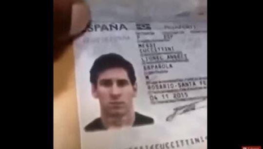 Agent die Messi's paspoort filmde, riskeert megaboete en zelfs celstraf