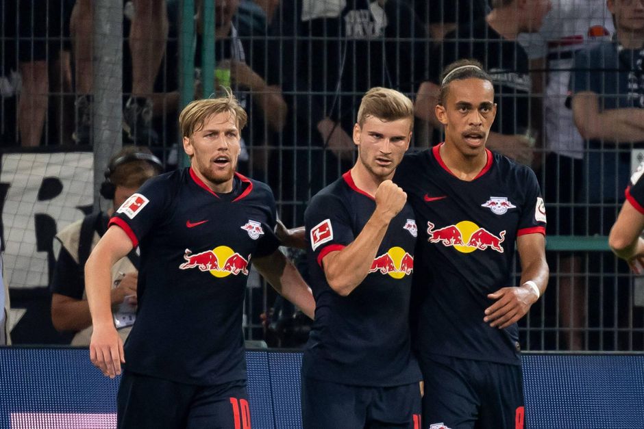 Werner helpt Leipzig met hattrick aan 3e zege op rij