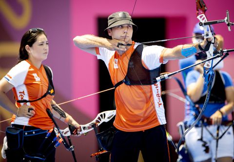 Handboogschutters feilloos: 'Zoveel punten schieten, dan kun je iedereen aan'