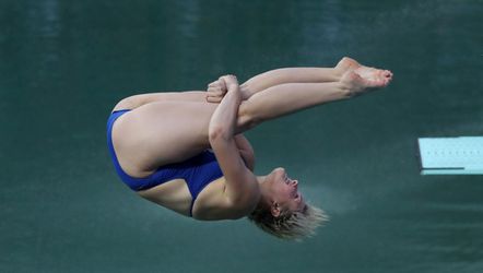 Uschi Freitag komt net te kort voor finale driemeterplank