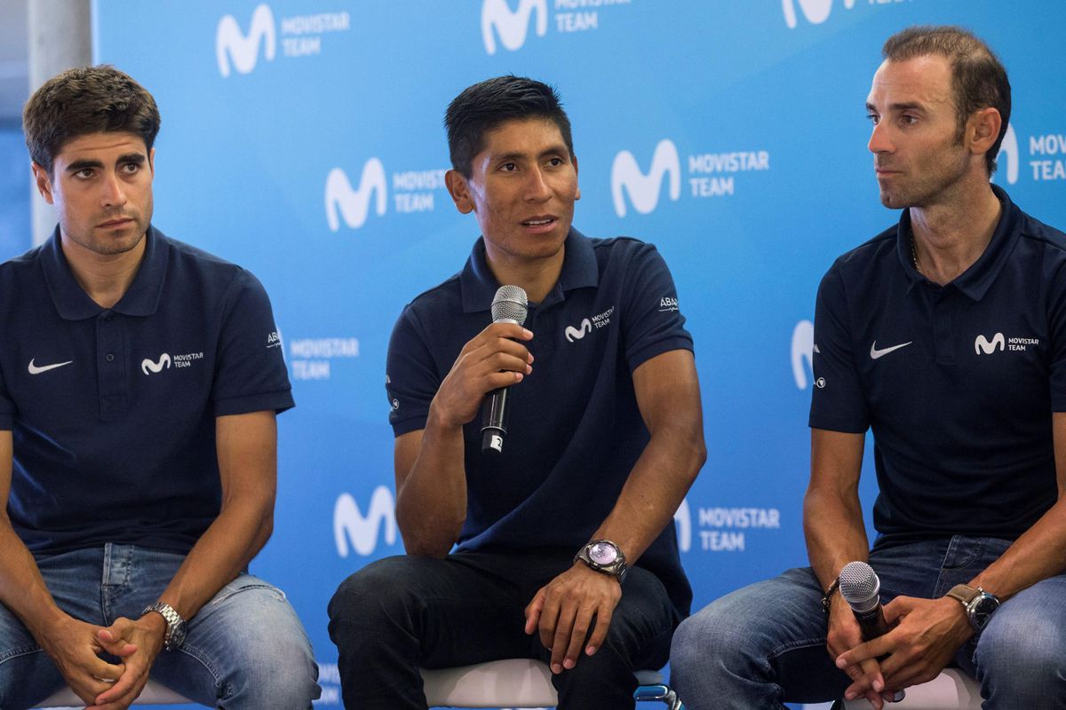 Movistar gaat met 3 kopmannen op jacht naar succes in de Tour