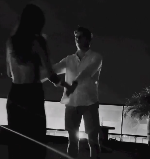 🎥​ | Romantisch! Max Verstappen en Kelly Piquet doen Braziliaans dansje