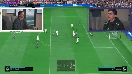 🎥 | Sainz vs. Courtois: wie is het beste in FIFA 22 en F1® 2021?