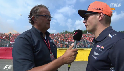 Max vlak voor de race: 'In België geboren en nu zoveel Nederlandse fans, geweldig!' (video)