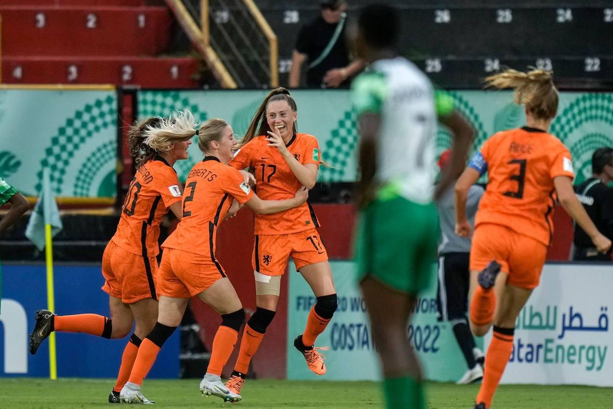 Oranje Leeuwinnen onder 20 jaar via Nigeria naar halve finales WK