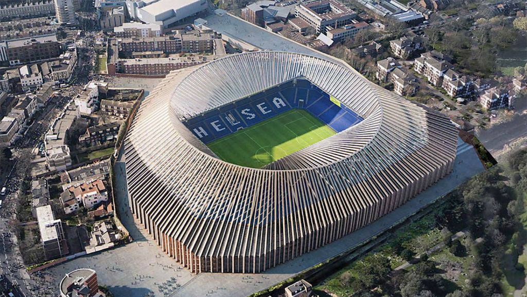 Chelsea presenteert plannen nieuw stadion