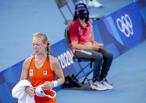 Enkelspelcarrière zit erop voor Kiki Bertens na vroeg verlies op de Olympische Spelen
