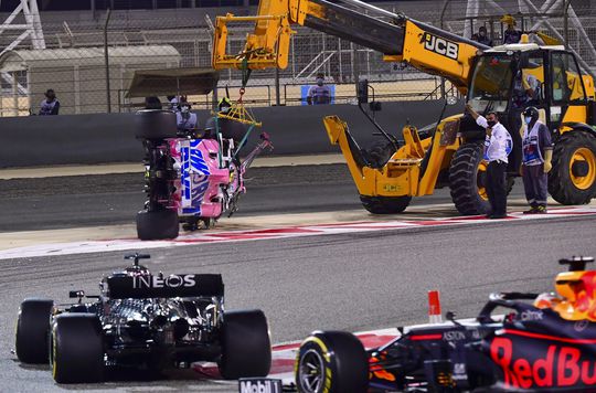 Formule 1: na 2 heftige crashes staan beide Red Bulls op het podium in Bahrein