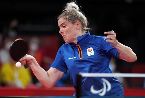 Briljante prestatie van tafeltennisster Kelly van Zon op de Paralympics: 3 keer goud op rij
