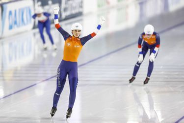 Hollands glorie op de massastart: Schouten en Stroetinga pakken goud