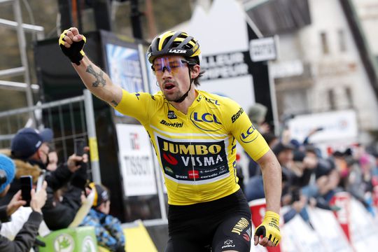 Leider Primoz Roglic wint etappe bergop in Parijs-Nice