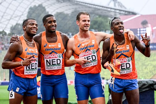 Nederlandse estafetteboys missen medaille op EK bij 4x400 meter
