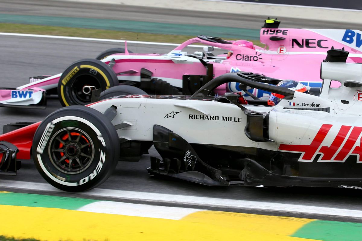 Haas is niet blij met de wagens van Force India en tekent protest aan