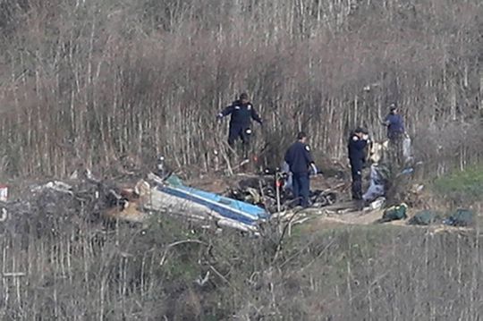 Luchtverkeersleiding kon Bryant-helikopter niet volgen: toestel vloog te laag