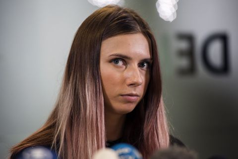 Belarussische atlete die met 'zelfmoord' werd bedreigd wil uit gaan komen voor Polen