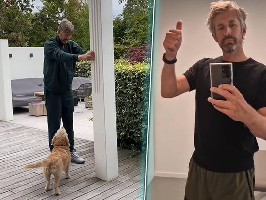 🎥  | Beelden van revaliderende Edwin van der Sar na hersenbloeding