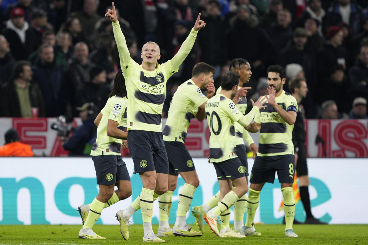 Nein! FC Haaland overleeft kaartenregen in München en staat in halve finale Champions League