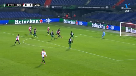 🎥 | Wie anders dan Cyriel Dessers scoort voor Feyenoord tegen Maccabi Haifa