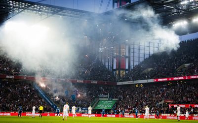 HSV-supporters zetten uitvak in beladen pot met Köln letterlijk in vuur en vlam (video)
