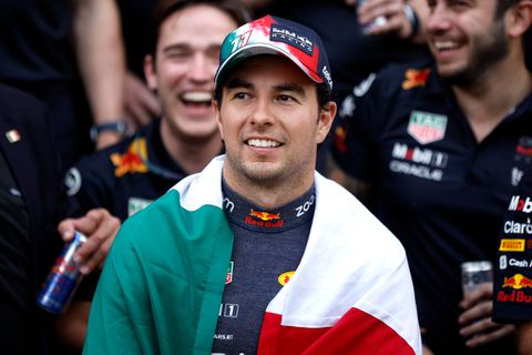 Sergio Pérez op podium voor eigen publiek in Mexico, maar: ‘Wilde echt heel graag meer'