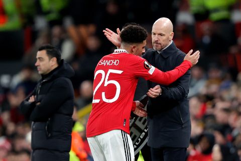 Gedoe tussen Erik ten Hag en Jadon Sancho? 'Ik ben al heel lang de zondebok'