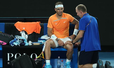 Door blessure geteisterde Nadal is uitgeschakeld op Australian Open