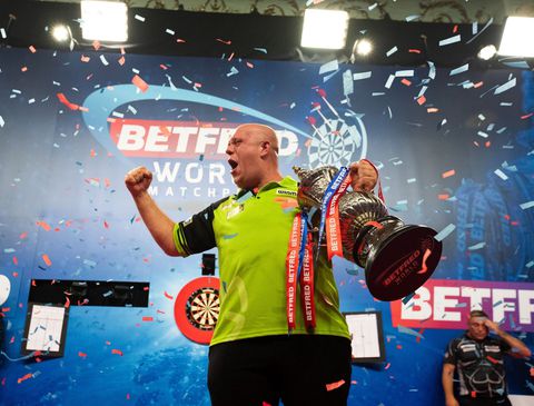 Darters gooien recordaantal 180's op World Matchplay