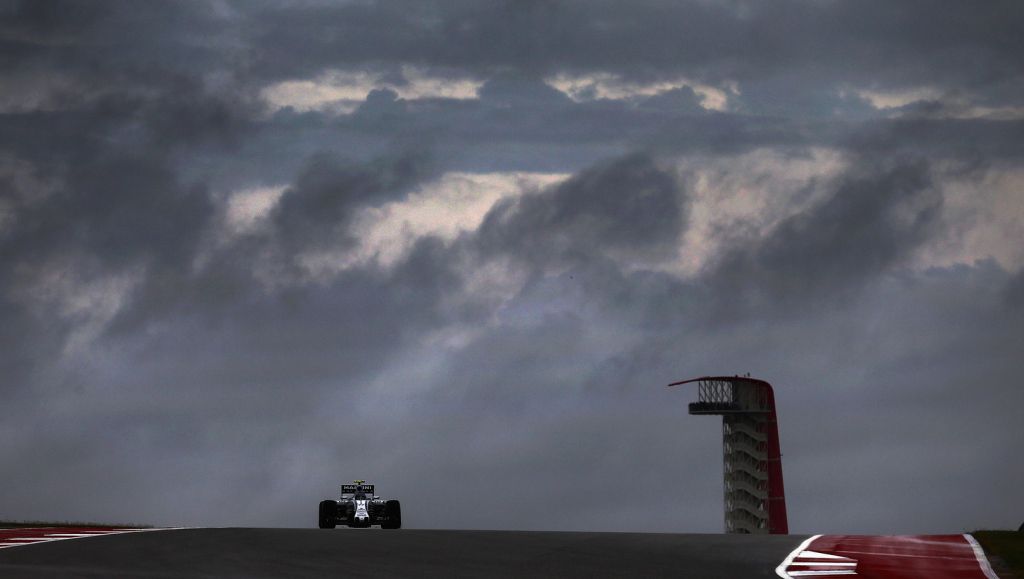Formule 1-training vertraagd door noodweer Austin