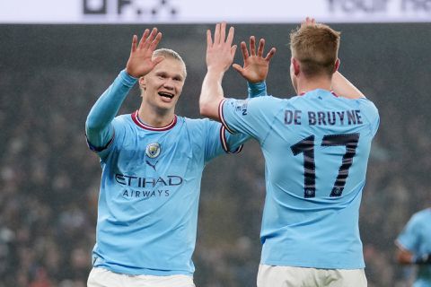 De Bruyne is vol lof over City-teamgenoot: 'Hij kan in zijn carrière 800 goals maken'
