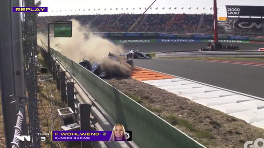 🎥 | Dikke crash bij W Series-kwalificatie op Zandvoort