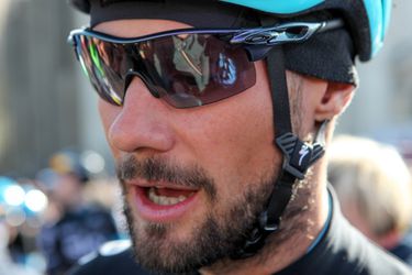 In Tirreno gevallen Boonen: 'Die renner flink op zijn hoofd gestampt'