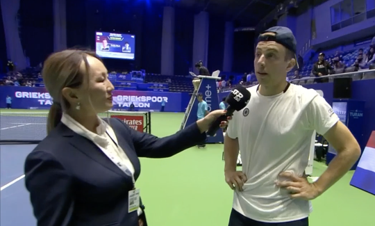 🎥 | Streng interview voor Tallon Griekspoor na moeizame match: 'Waarom duurde het zo lang?'
