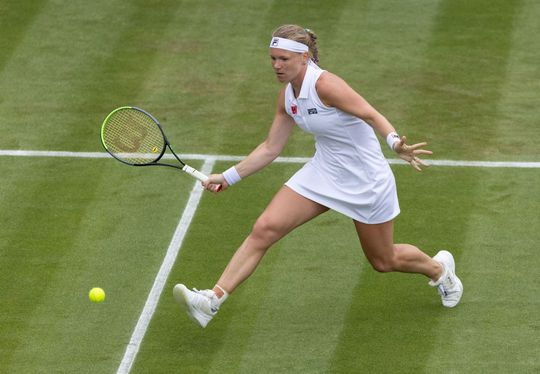 Kiki Bertens op laatste Wimbledon ook meteen klaar in gemengd dubbelspel