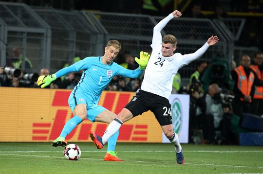 Timo Werner traint apart bij RB Leipzig