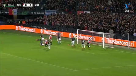 🎥 | Goal! Feyenoord al na 11 minuten op voorsprong tegen Union Berlin