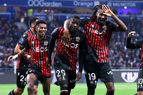 Pingel voor beide ploegen: Lyon en Nice spelen gelijk