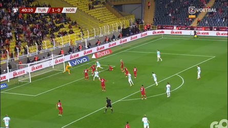 🎥 | Goal! Het staat gelijk bij Turkije - Noorwegen: 1-1