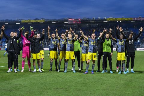 Feyenoord nagenoeg perfect tegen clubs uit rechterrijtje, veel meer moeite met ploegen uit linkerrijtje