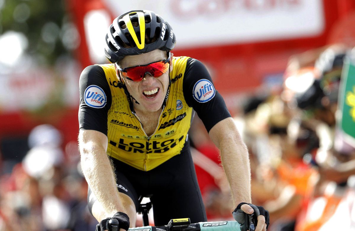 Kruijswijk heeft podiumplek Vuelta binnen handbereik, maar moet nog 1 dag overleven