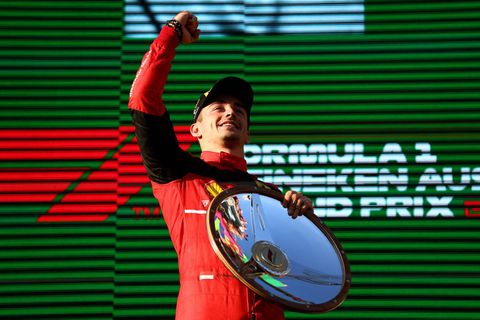 Charles Leclerc mag spreken van perfect weekend na Grand Slam: 'Nog bijna ingehaald door Max'