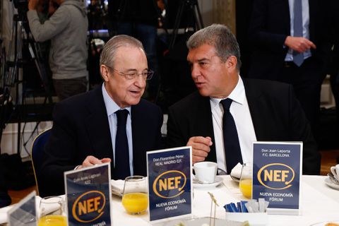 Koude oorlog voor El Clásico: 'Barca-voorzitter Laporta wil niet lunchen met Real-president Pérez'
