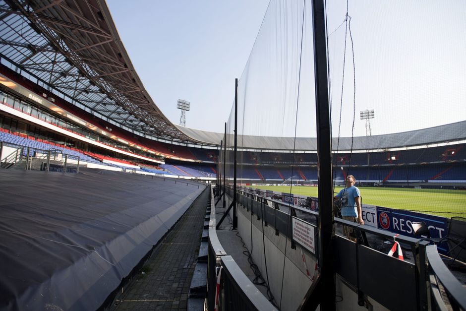 Kijkers van De Klassieker merken zeker iets van netten in Kuip: ‘Dat lijkt onvermijdelijk’