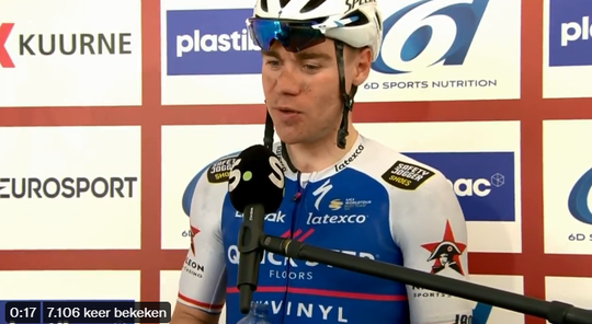Fabio Jakobsen spreekt na winst in klassieker over oorlog Oekraïne: 'Gedachten bij mensen daar'