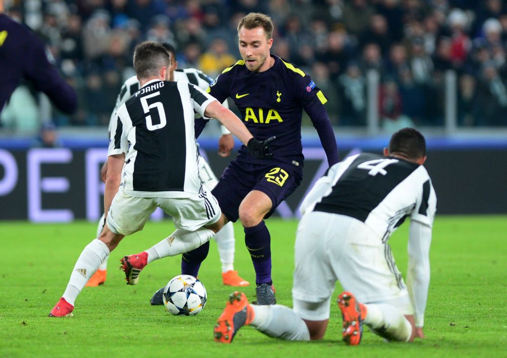 Tottenham komt terug van snelle achterstand en speelt uit bij Juventus 2-2 (video)