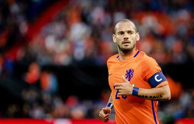 Sneijder wil nog niet terugblikken op interlands: 'Dat komt wel als ik ben gestopt'