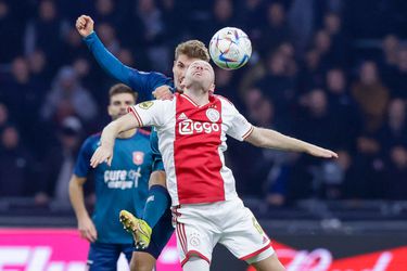 Ajax-statistieken: minder punten dan in rampseizoen, nooit eerder 4 keer op rij gelijk