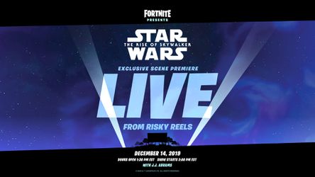 Event brengt Star Wars-film vanavond naar Fortnite